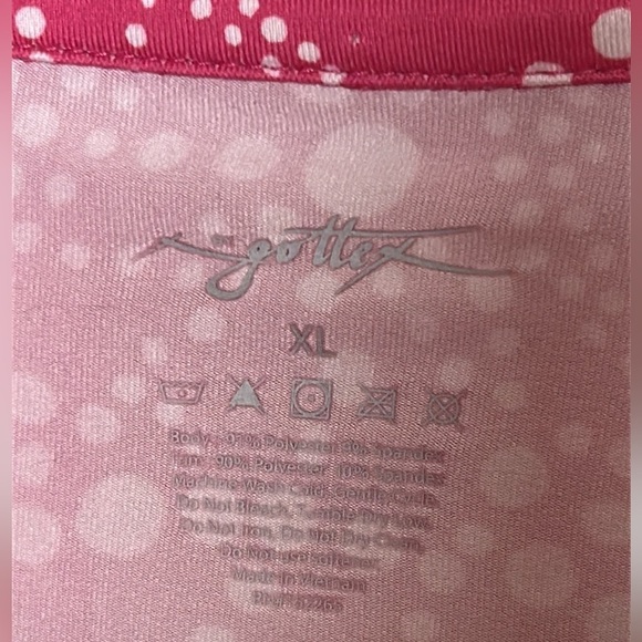 Gottex Women's Pink performance top,3/4 zip,mesh,gorpcore, Athleisure,athletic - Picture 8 of 13